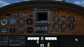 Screenshot 1 — Cessna 195 "Shakey Jake" Panel Update