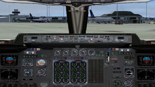Screenshot 1 — Avro RJ100 Panel For Dual Monitors