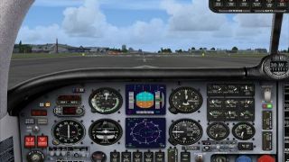Screenshot 1 — Mooney Default Panel Partial Glass