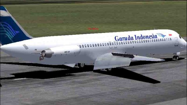 Screenshot 1 — McDonnell Douglas DC-9-51 Garuda Indonesia old and current livery