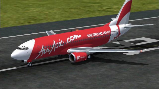 Screenshot 1 — FS2004/FS2002 Boeing 737-300 ASIA Air