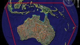 Screenshot 1 — SRTM Mesh For Australia Scenery