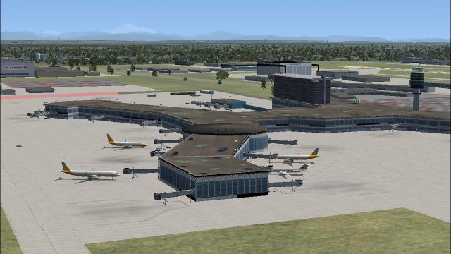 Screenshot 1 — Vancouver International Airport Scenery