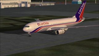 Screenshot 1 — FS2004/FS2002 iFDG Boeing 767-200 ER Lan Chile