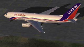 Screenshot 2 — FS2004/FS2002 iFDG Boeing 767-200 ER Lan Chile