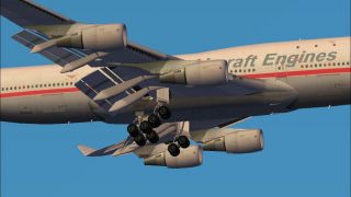 Screenshot 1 — Project OpenSky Boeing 747 400 v3 - GE Aircraft Engines Test