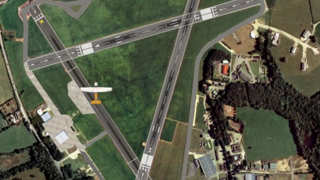Screenshot 1 — EGFE Haverfordwest Airport Scenery