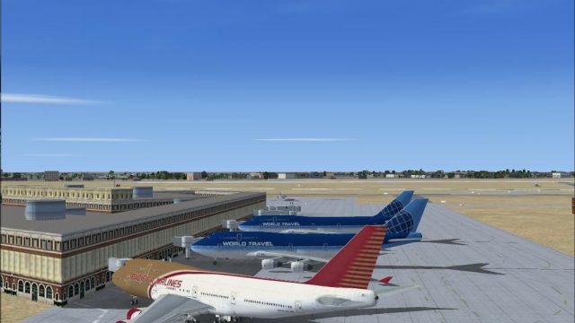 Screenshot 1 — Indira Gandhi International Scenery