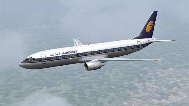 Screenshot 1 — FS2002/FS2004 FFX/SGA Jet Airways 737-85R