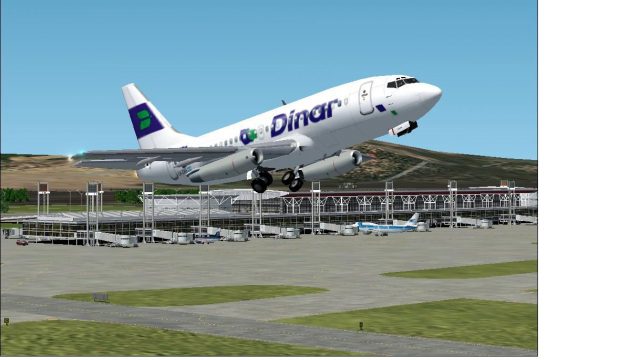 Screenshot 1 — Boeing 737-200 Dinar (LV-ZXS)