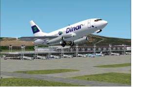 Screenshot 1 — Boeing 737-200 Dinar (LV-ZXS)