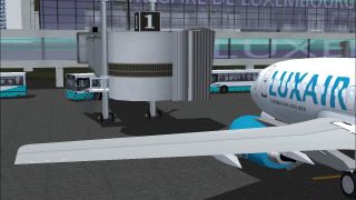 Screenshot 1 — ELLX Airport Findel Scenery