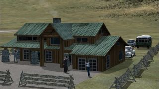 Screenshot 1 — Courchevel Airport Scenery