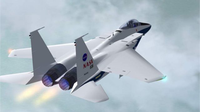 Screenshot 1 — FS2002/2004 NASA F-15 Eagle