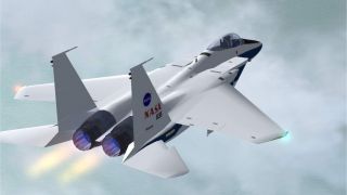 Screenshot 1 — FS2002/2004 NASA F-15 Eagle