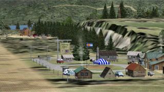 Screenshot 1 — Nutmeg Cabin Scenery