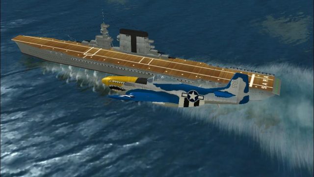Screenshot 1 — USS Saratoga Scenery