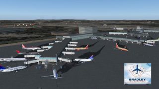 Screenshot 1 — Bradley International Airport Scenery