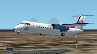 Screenshot 1 — DeHavilland DASH8-314 BWIA