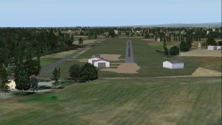 Screenshot 1 — Big Creek Airport Scenery