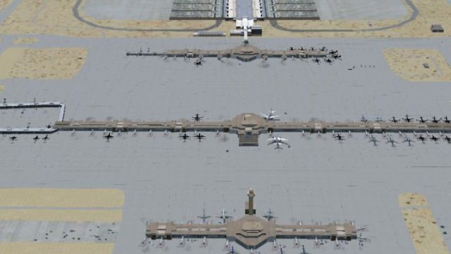 Screenshot 1 — Denver Int'l Airport Scenery