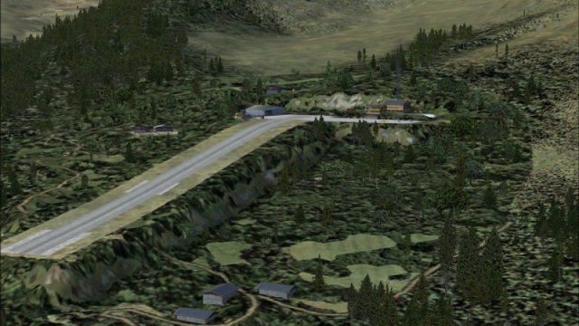 Screenshot 1 — French Alps Altiports Scenery