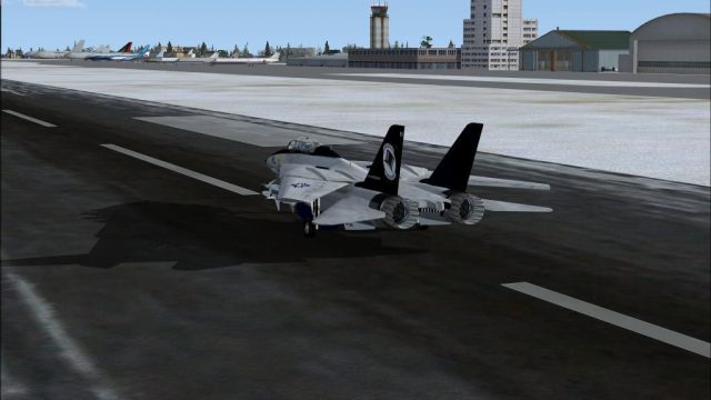 Screenshot 1 — Charleroi Airport Scenery