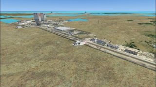 Screenshot 1 — KSC Launch Complex 39 Scenery