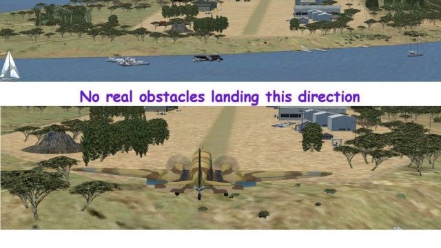 Screenshot 1 — Sunrise Beach Airport Scenery