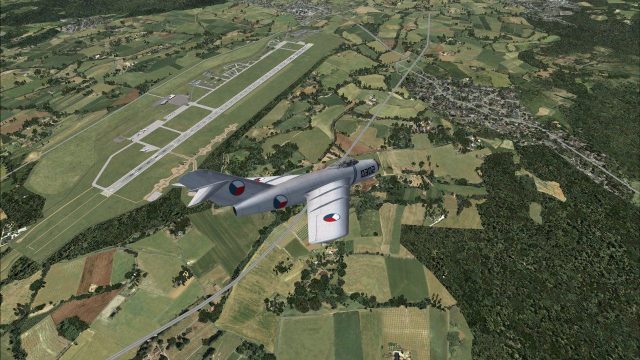Screenshot 1 — Sliac Airport Scenery