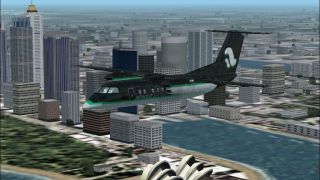 Screenshot 1 — DASH 8 100 aircraft for FS2002 Pro