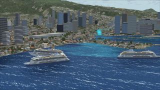 Screenshot 2 — Honolulu Carrier Scenery