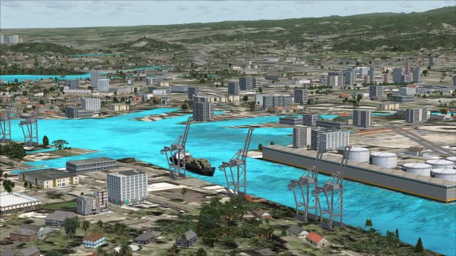 Screenshot 1 — Honolulu Carrier Scenery