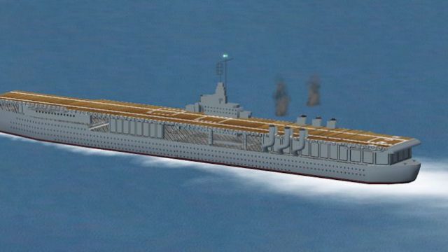 Screenshot 1 — USS Ranger CV-4 Scenery