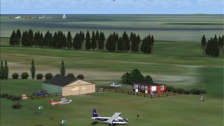 Screenshot 1 — Samso Airport VFR Photo Scenery