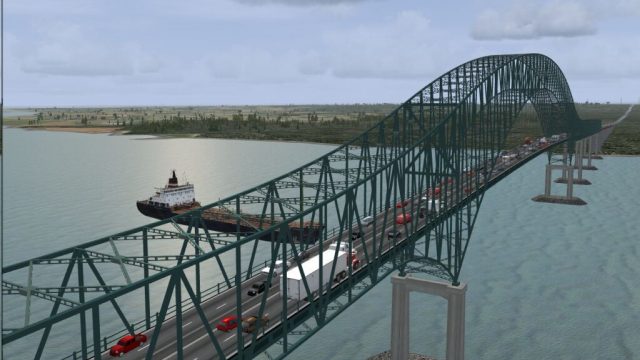 Screenshot 1 — Laviolette Bridge Scenery