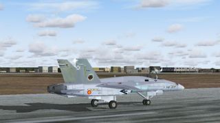 Screenshot 2 — Updated: FS2004 EdA Ejercito del Aire Espano McDonnell-Douglas/Boeing EF-18A+ Hornet