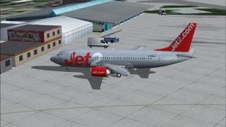 Screenshot 1 — EGNH Blackpool Airport Scenery