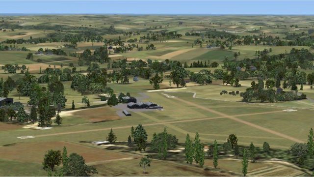 Screenshot 1 — Alf's UK Airfields Volume 8 Scenery