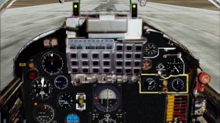 Screenshot 4 — Updated FS2004 Dassault Mirage M5 Dagger Argentina AF