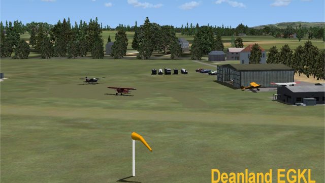Screenshot 1 — Alf's UK Airfields Volume 9 Scenery