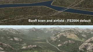 Screenshot 2 — FS2004/FS2002 76-m Mesh of the Canadian Rockies