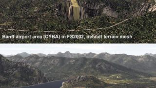 Screenshot 3 — FS2004/FS2002 76-m Mesh of the Canadian Rockies