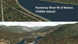 Screenshot 1 — FS2004/FS2002 76-m Mesh for Southeastern B.C