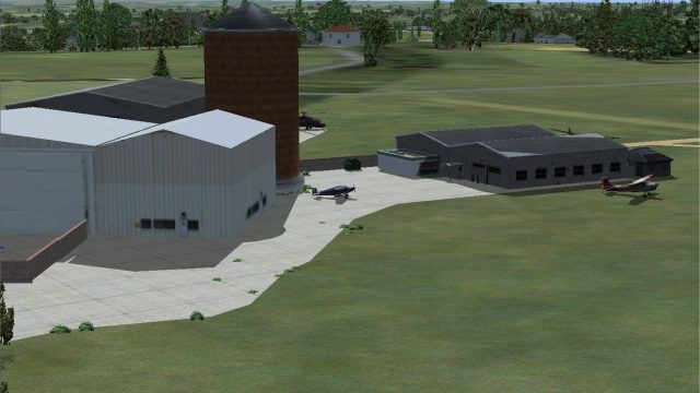 Screenshot 1 — Alf's UK Airfields Volume 10 Scenery