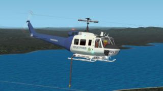 Screenshot 1 — FS2004/FS2002 Bell 205A-1 Stratford Helicopters