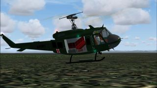 Screenshot 2 — FS2004/FS2002 Bell 205A-1 Army Medivac
