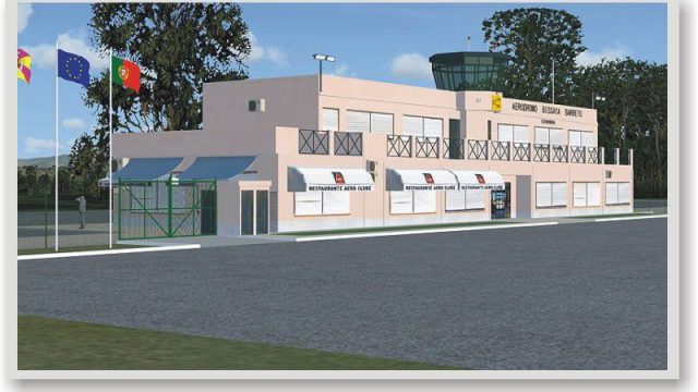 Screenshot 1 — Coimbra Airfield Scenery