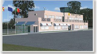 Screenshot 1 — Coimbra Airfield Scenery