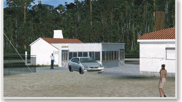 Screenshot 1 — Cerval Airfield Scenery